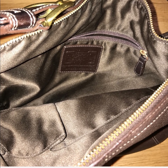 Coach Bags Coach Dark Brown Leather Shoulder Bag Purse Poshmark